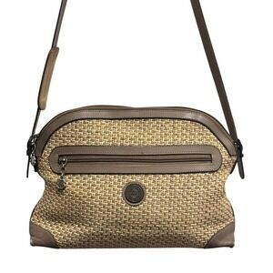 Vintage 1960s-70s John Romain Woven Straw Crossbody‎ Bag – Spare Key/Spare Coin